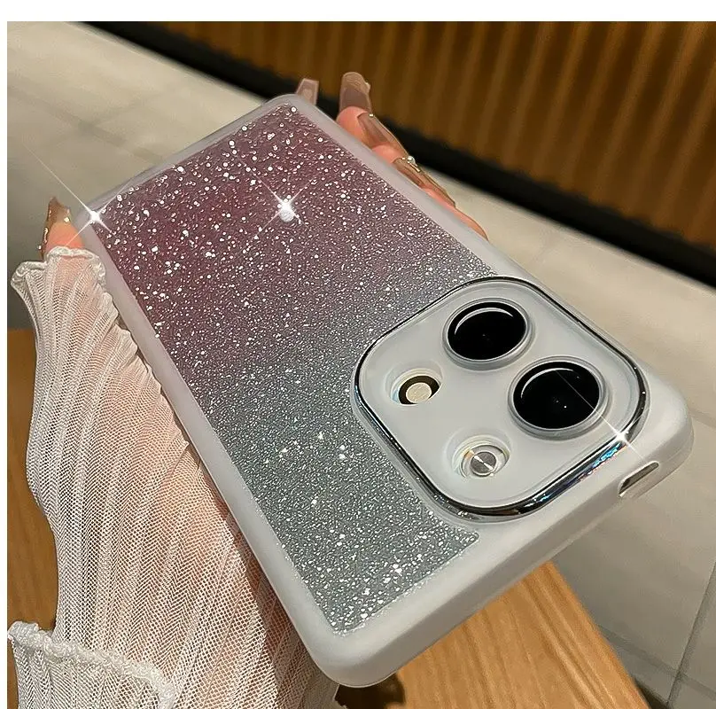 11T 12 12T Pro Soft Glitter con anello Custodia protettiva posteriore protettiva magnetica per Xiaomi Mi 12X 11 Lite Shell_voghion.com