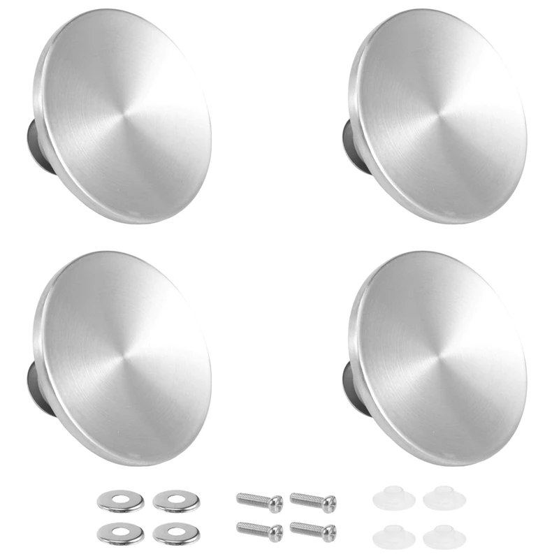 TAIGH-4 Sets Dutch Oven Knob Stainless Steel Replacement Knob Pot Lid Handle For Le Creuset, Aldi, Lodge Enameled Dutch Oven