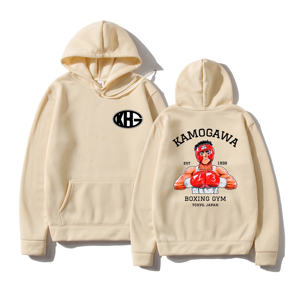 Anime Hajime Keine Ippo Kamogawa Boxen Gym Hoodies Frauen Winter Männer Hoodie Frühling Herbst Sweatshirt Hip Hop Harajuku Sudaderas – Detail 9