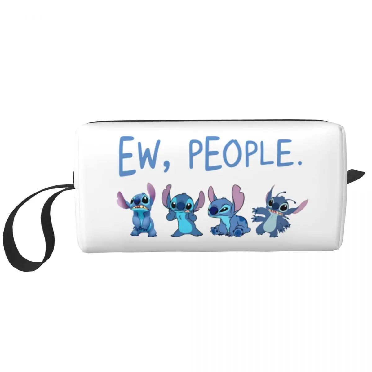 Ew People-Trousse De Maquillage Can O Stitch Pour Hommes Et Femmes, Sac Cosmétique Halloween, Trousse De Toilette De Voyage, Pochette De Rangement À F