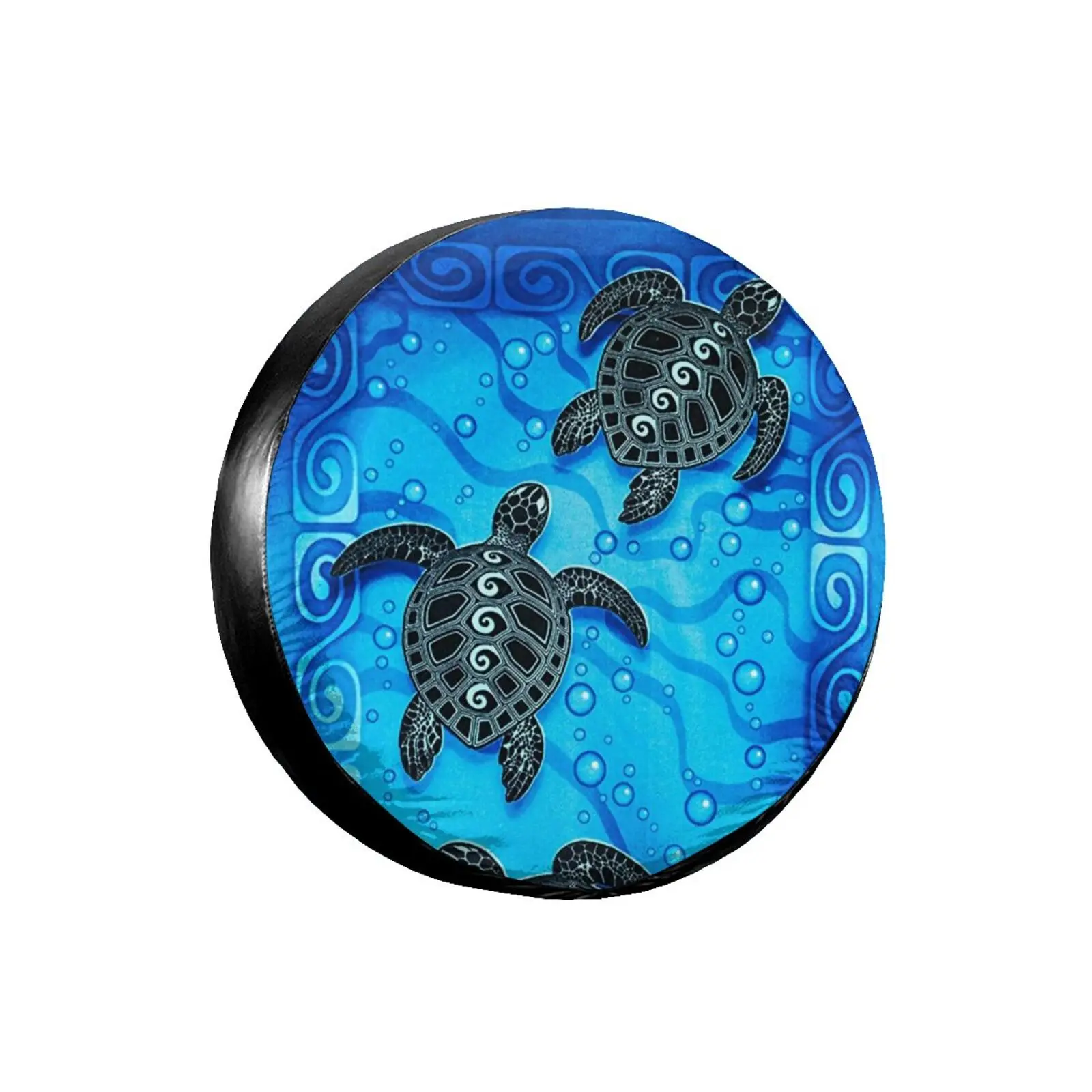 

3D Printed Tortoise Spare Tire Cover Waterproof Dust-Proof UV Sun Wheel Tire Cover Fit for Jeep,Trailer,