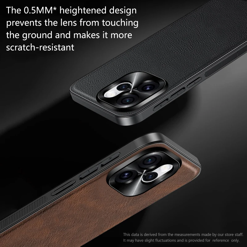 Luxury PU Leather Anti-Slip Shockproof Phone Case with Enhanced Protection