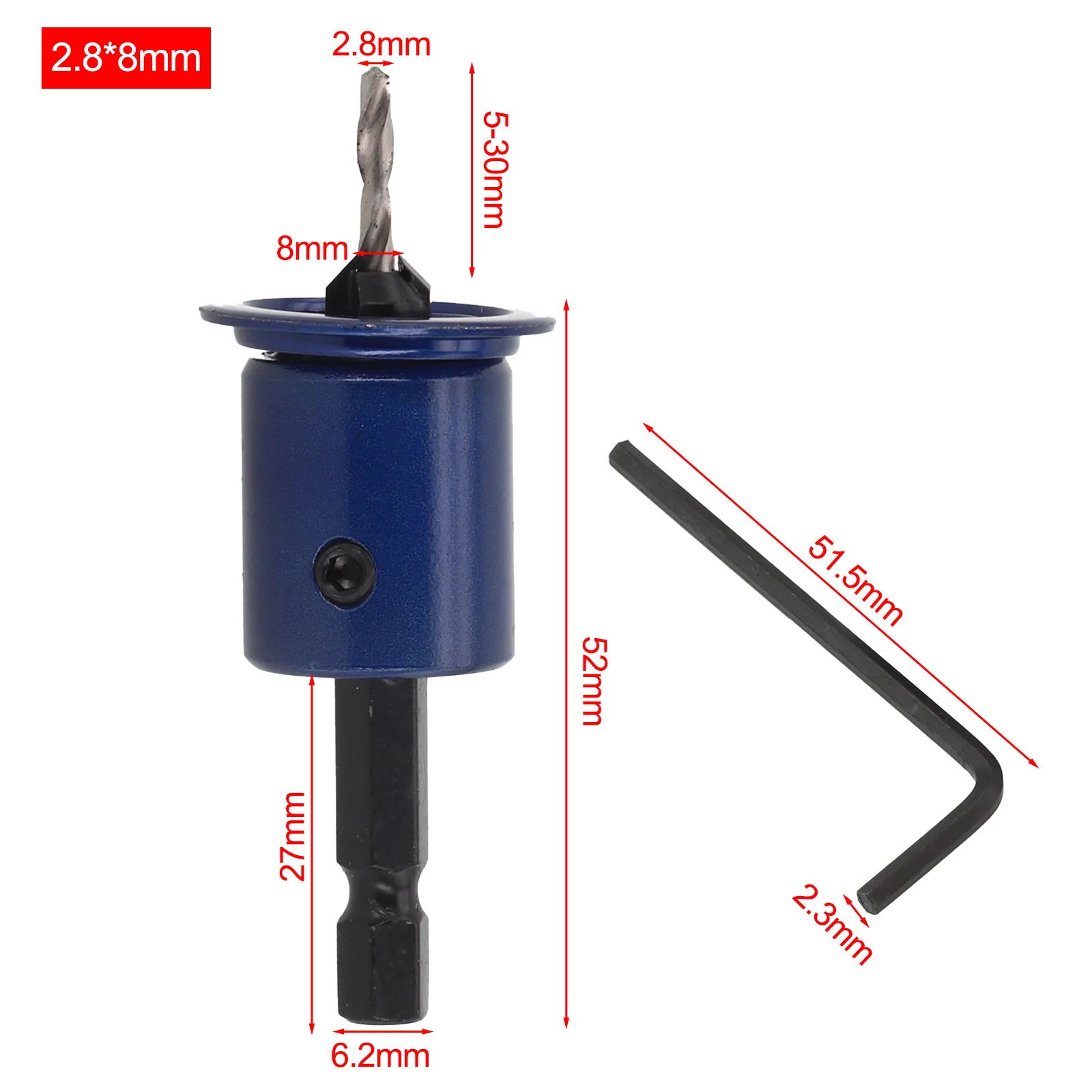 

Specifications Core Limiter Core Limiter Woodworking Tool X Mm Adjustable Stop Collar Blue Counterbore Countersink Drill Bit