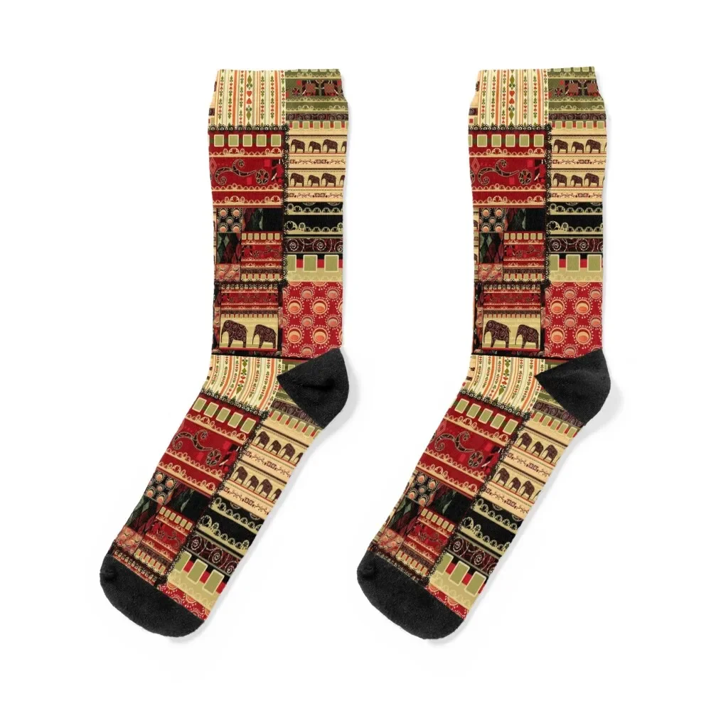 African print with elephants Socks Run christmas gift Socks For Man Women's nu afro latin a collection of voodoo club tracks with latin and african flavour 1 cd