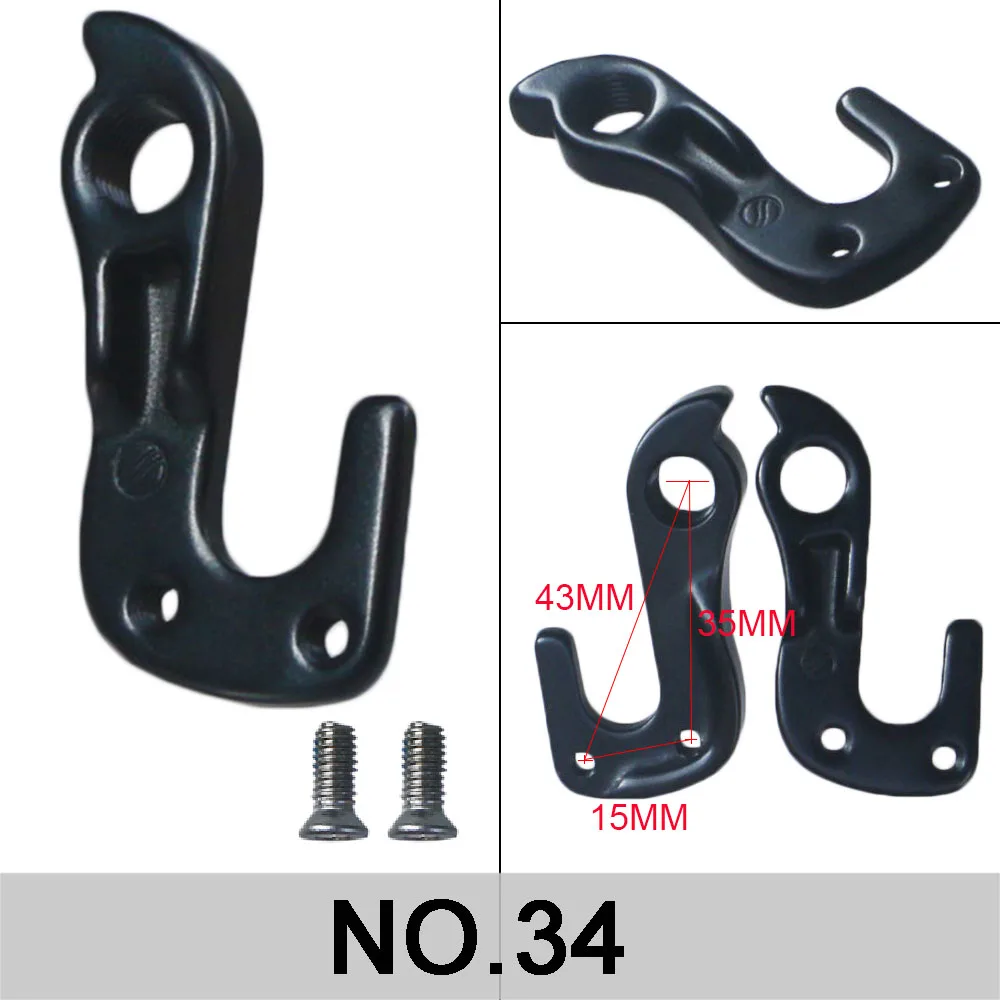 1pc Universal Legierung MTB Rennrad Schaltwerk Aufhänger Racing Radfahren Mountainbike Rahmen Hinten Getriebe Schwanz Haken Adapter Teile – Detail 23