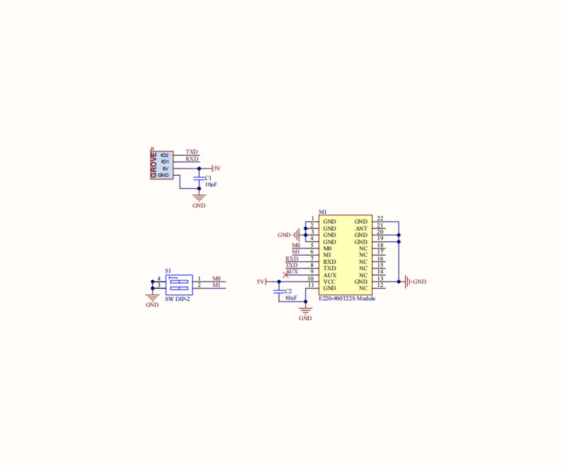 Official LoRa Unit with Antenna (E220)