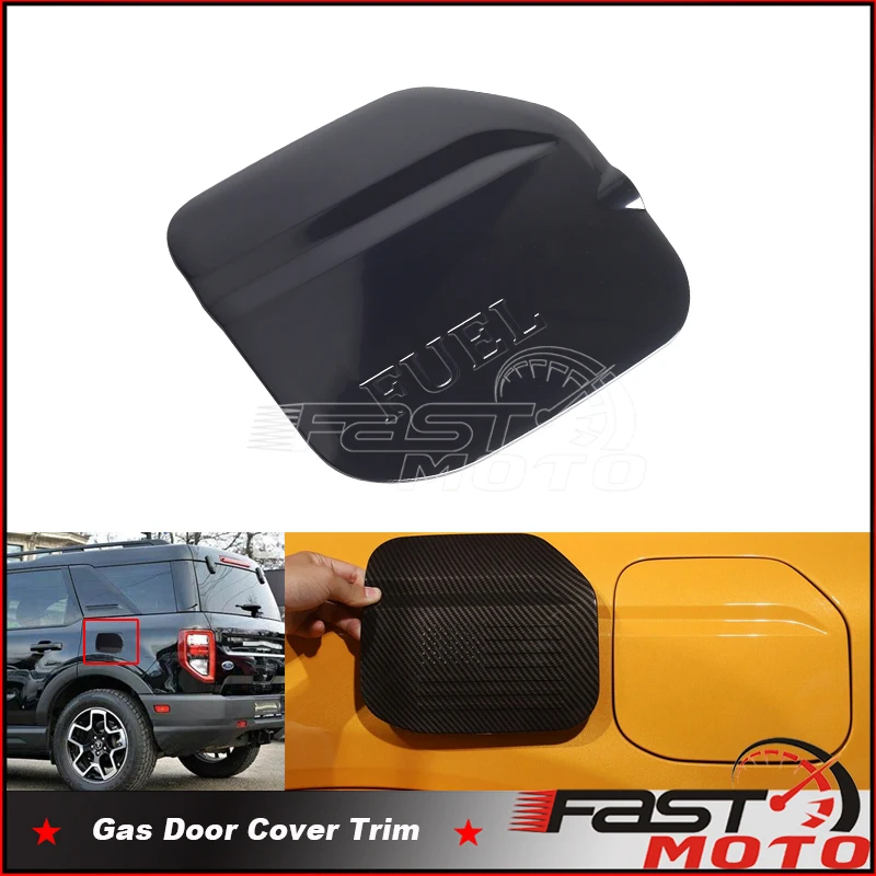 

Крышка топливного бака из углеродного волокна, декоративная крышка для Ford Bronco 2021-up, аксессуары для автомобиля, запчасти, дверная газовая крышка, Внешнее украшение