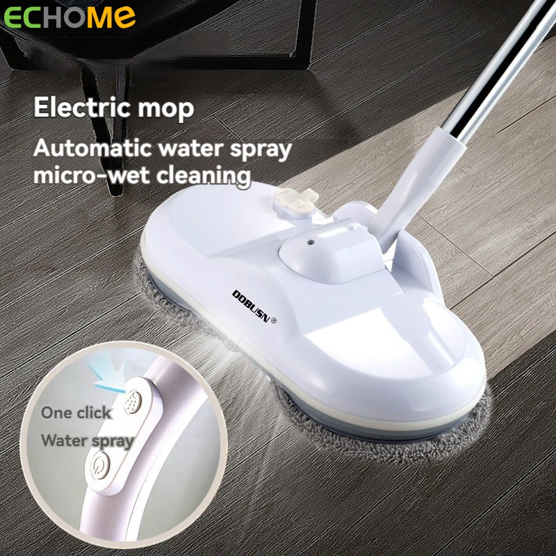 ECHOME Wireless Electric Mop USB Charging Wireless Hand Cleaner Spraying Mop with Light Automatic Cleaning All-in-One Machine