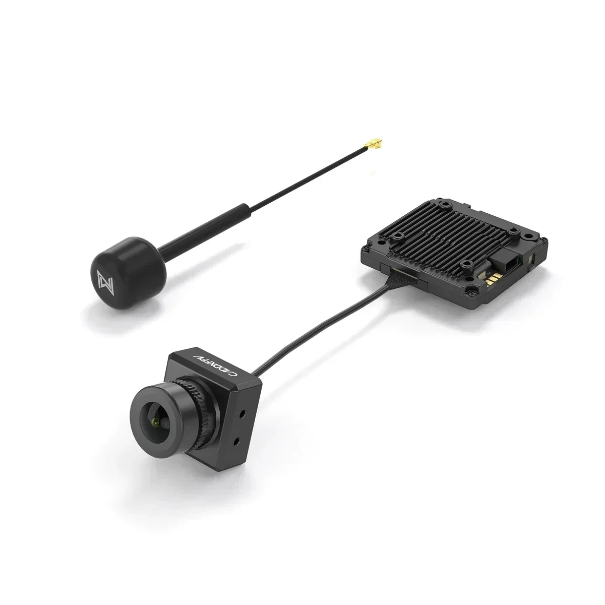 Vue d'ensemble du Kit FPV Avatar HD V2 32G avec boîtier, caméra et VTX V2, équipement complet pour drone FPV.