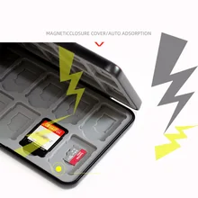  New 24 In 1 Nintend Switch Game Card Storage Case Magnetic 3D Silicone Cover Box for Nintendo Switch Nintendoswitch Accessories 