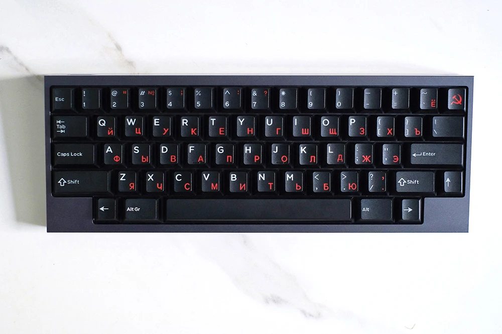 INKY X Domikey Cherry Amore Red ABS Doubleshot keycap for mx