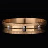 Luxury Cuff Bracelet Bangle Stainless Steel  Bracelet Carving Couple Bangle For Men Women Jewelry Wedding Forever Kpop Gifts 2
