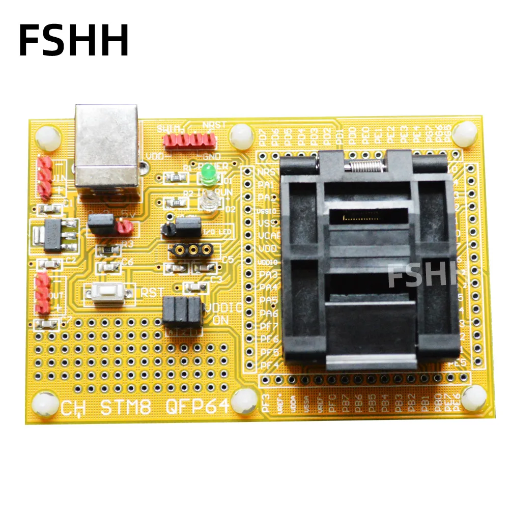 IC ׽Ʈ STM8 QFP64 ھ  STM8A STM8S STM8L, ٿε Ʈ ׽Ʈ  α׷  TQFP64 LQFP64 0.5mm ġ