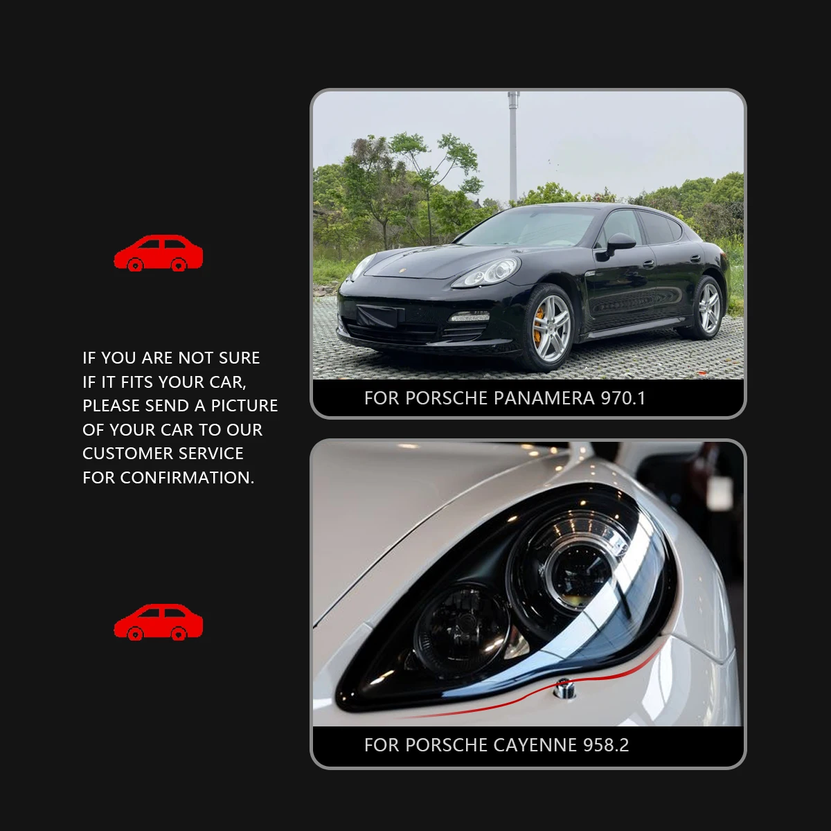 Pscheパナメーラ用レーザーマトリックスヘッドランプ,車の照明,プラグ