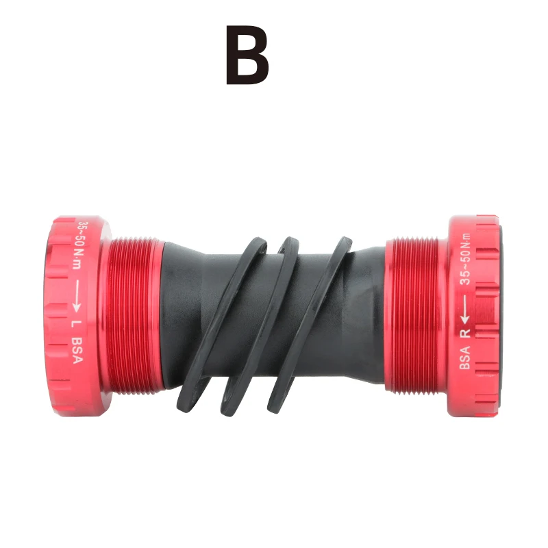 MEROCA Bicycle Bottom Bracket 68/73MM Threaded Bottom Bracket Mountain Bike Bearing MTB Sealed Bearing Crankset BB Accessories bicycle bottom bracket