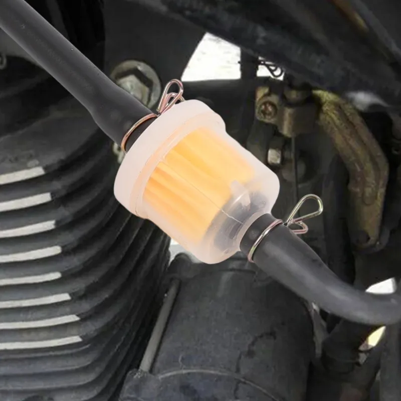 2/4/8 Set Gasoline Fuel Filter Universal Motorcycle Moped Scooter Gas Fuel Gasoline Oil Filters Dirt Bike ATV Accessories gasoline fuel filter