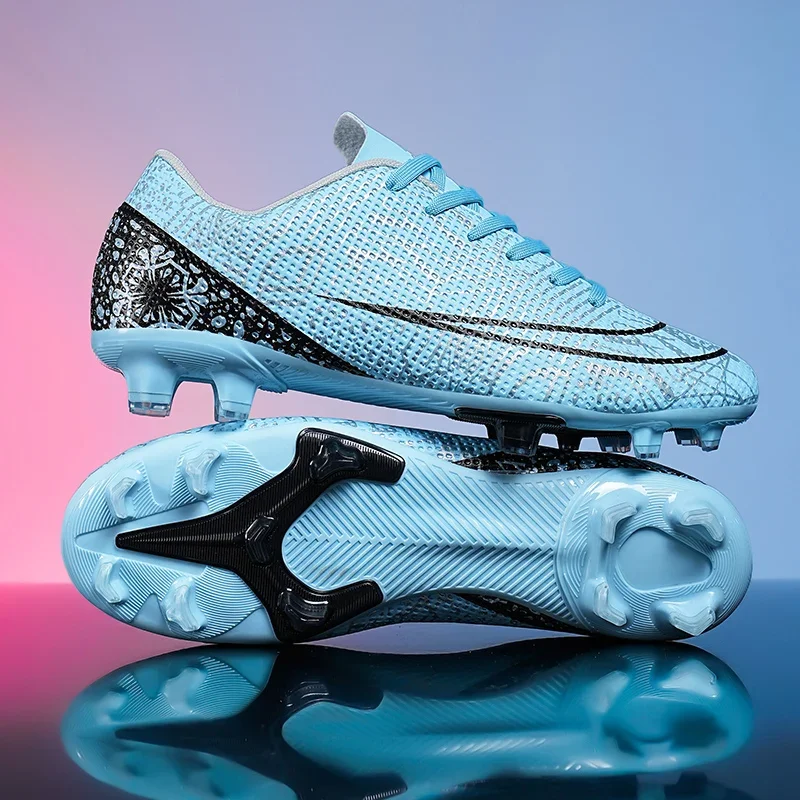 Men Society Football Shoes Resistant TF/FG Cleats Students Training Boy Soccer Shoes Comfortable Outdoor Sneaker Football Boots