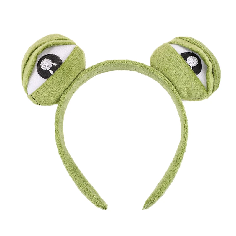 Description Picture 4 of itemSad Frog Sleep Mask Eyeshade Plush Eye Cover Travel Relax Gift Blindfold Cute Patches Cartoon Sleeping Mask for Kid Adult
