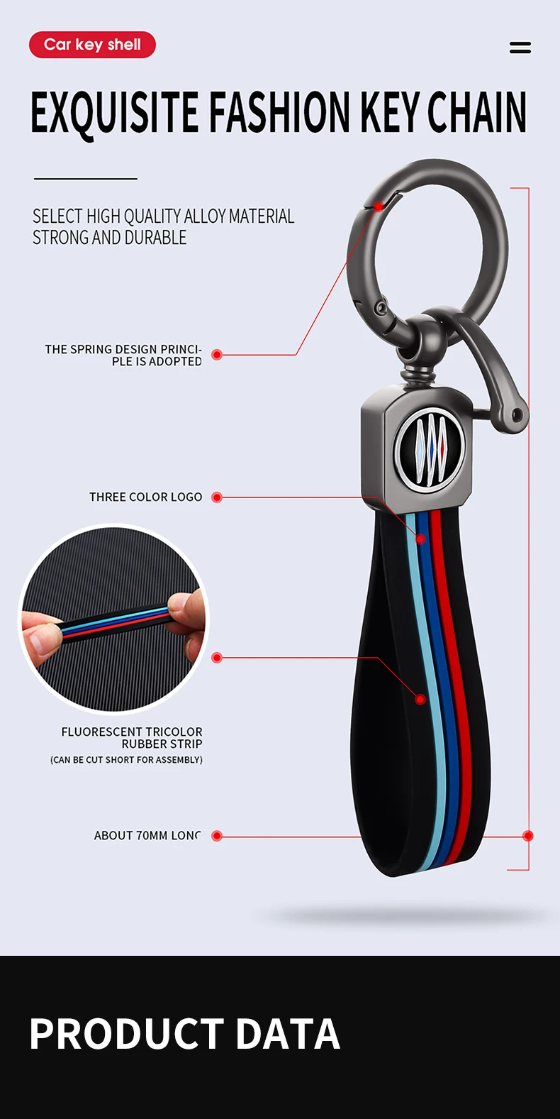 New Car Flip Key Case Cover Shell per Peugeot 208 3008 308 508 408 2008 307 4008 per Citroen C4 C3 C6 CACTUS C8 Keyless - S39801484cfb54449a233e6217dd49a11k