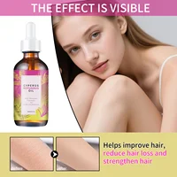Huile naturelle inhibiteur de croissance des cheveux 60 ml - Réduction longue durée avec huile de jojoba et d'amande pour une peau lisse et soyeuse, tous types de peau. 2