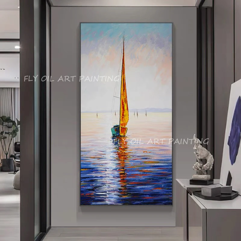 

100% Hand Painted ocean seascape picture handmade landscape Oil Painting on Canvas Art Classic Cuadros Decor Posters as a gift