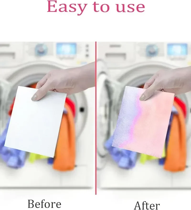 Anti-Staining Laundry Tablets Laundry Paper Clothes Sheets Anti-String Mixing Color Absorption Washing Household Merchandises laundry tablets laundry sheets laundry color catcher sheets