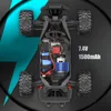 KF10 High-speed RC Car 2.4g Remote Control Pickup 4wd High-speed Off-road Off-road Vehicle Boy Toy Metal gear 1/10 27cm 6