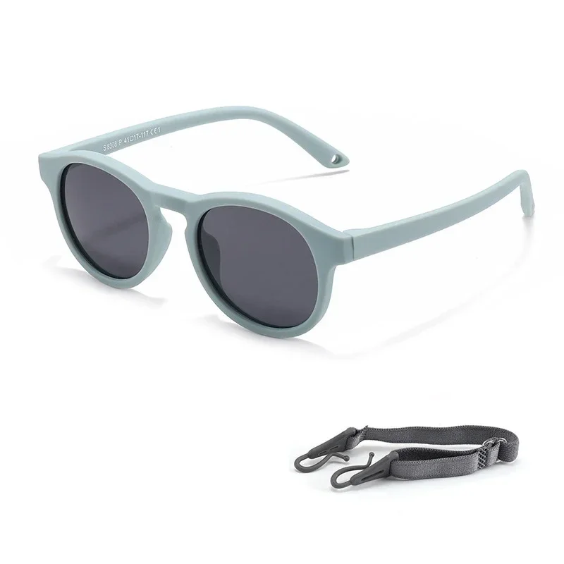 Dropshipping baby UV400 Polarized Sunglasses TPEE Soft 0-3 Years Durable Eyewear Kids Fashion Silicone Boy Girl Outdoors Glasses