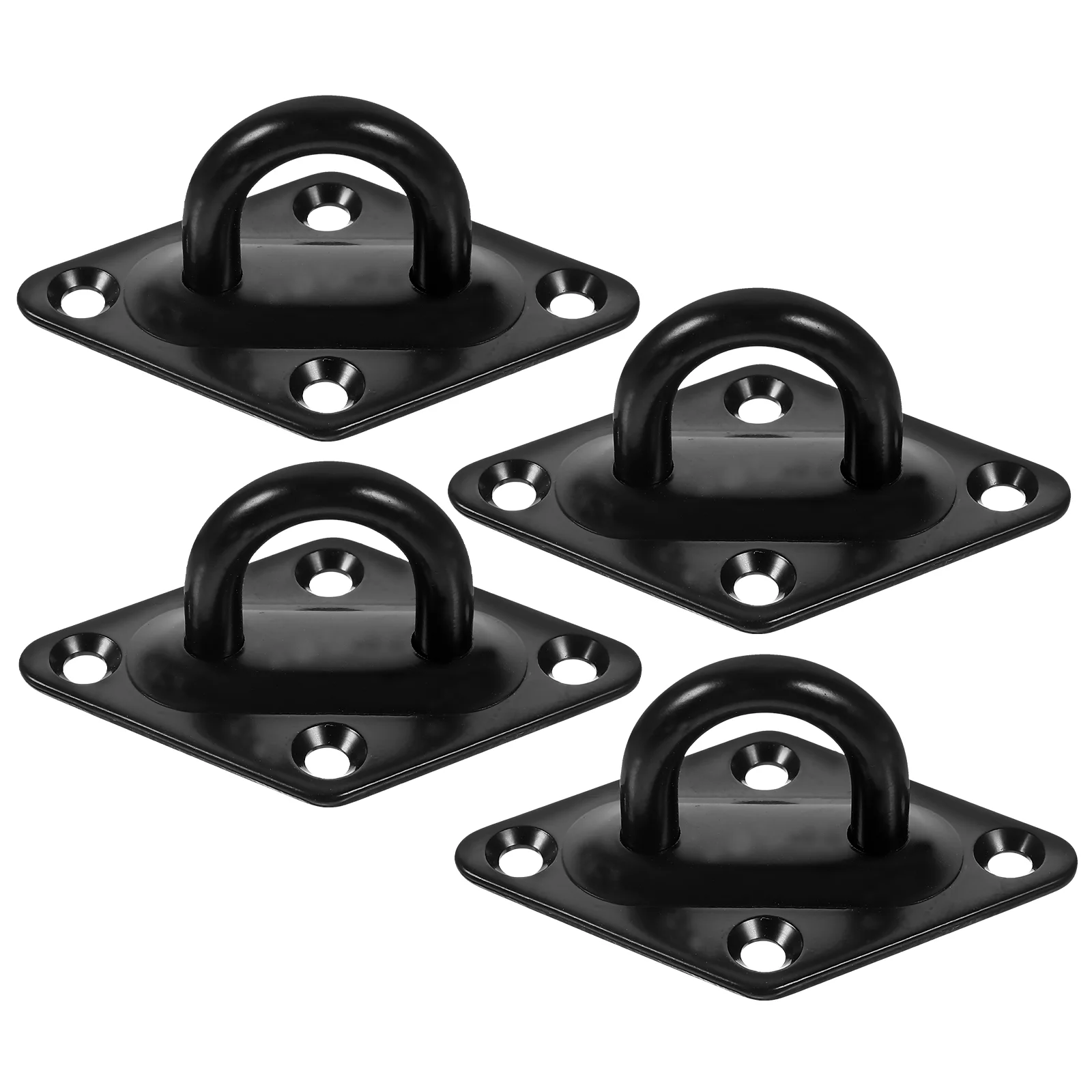 4 Pcs Shed Door Latch Roof Wall Hooks Ceiling Heavy Stainless Steel Mount Large