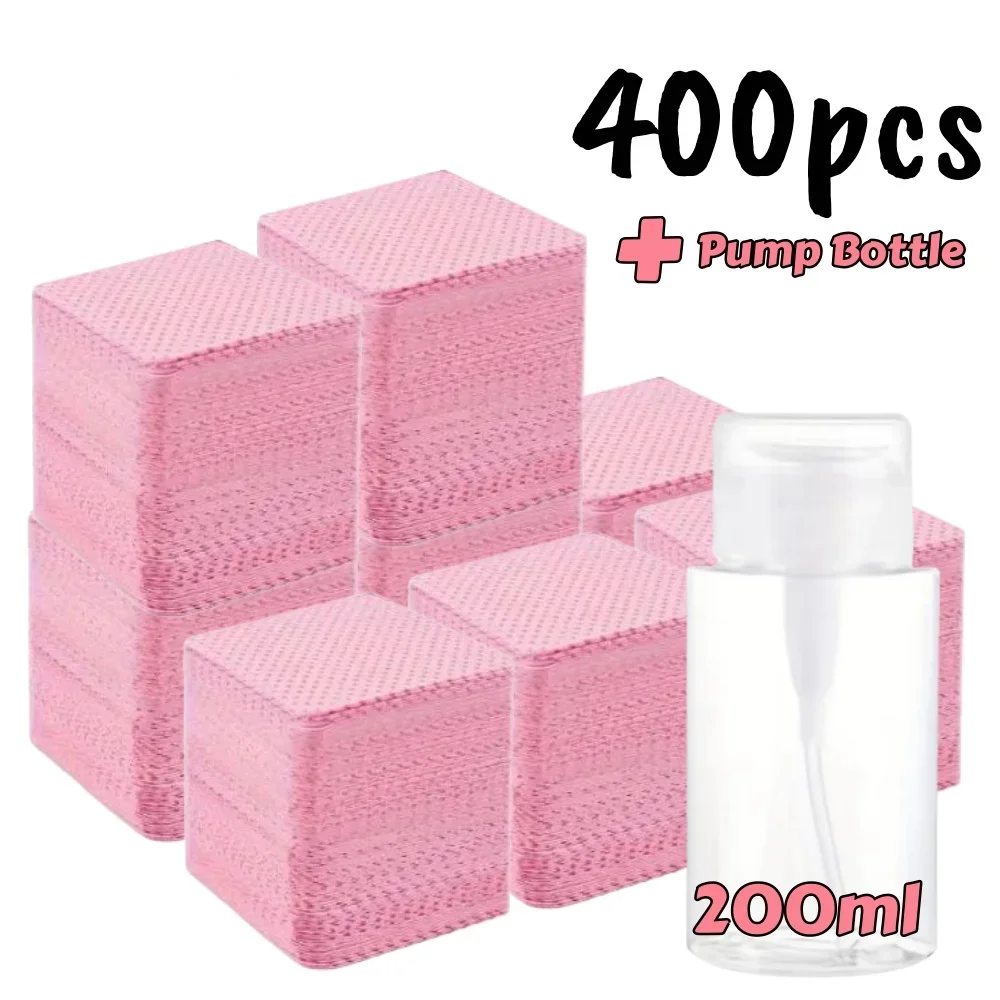 20-600pcs Lint-Free Nail Wipes Gel Cleansing Tissues Aluminum-Free Nail Polish thumbnail 5