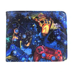 Novelty Wallet for Boys - Game Controller Pattern, Fun Gamer Wallet with Card and Cash Holder (QY2620312)