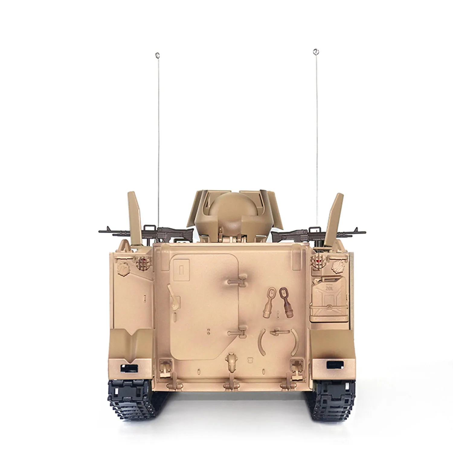 Tongde RC Tank 1/16 M113A1 ACAV Infrarouge Tourelle 360° Fumée Son RTR