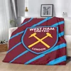 Hams Uniteds F.C Printed Blanket Picnic Blankets Warm Blanket Soft and Comfortable W-Wests Blanket Home Travel Birthday 2