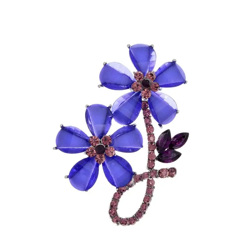 Cindy Xiang New Arrival Resin Flower Brooches For Women Elegant Spring
