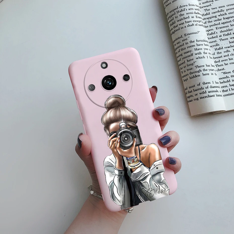Stylish Pretty Girl Soft TPU Phone Case - Realme 11 Pro+ Collection