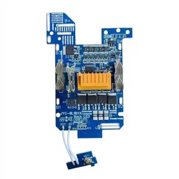 (.) Scheda Circuito di Bilanciamento e Ricarica BMS PCBA per Batterie agli Ioni di Litio 18V, Compatibile con BL1830 BL1860 BL1890
