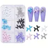 30Pcs Sparkling Balloon Dog Nail Charms 3D Alloy Animal Dog Design Nail Art Accessories For Manicure Design Nail Art Decorations 3