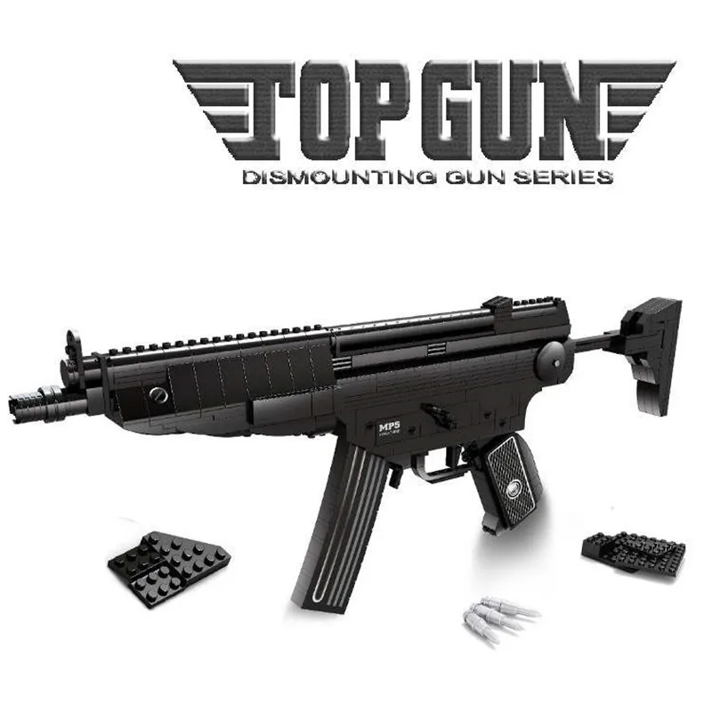 597 шт. Детский конструктор оружия Heckler и Koch MP5 | Игрушки хобби