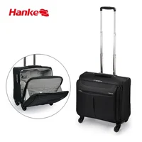 Hanke Men Business Travel Luggage Women Carry On Suitcase Spinner Wheels Rolling Bag 16 18 Inch