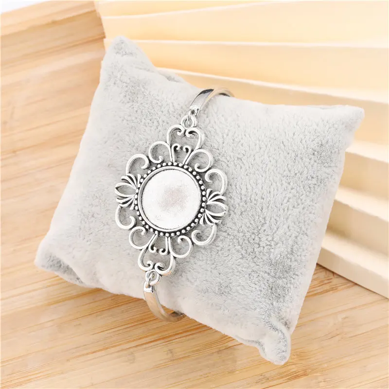 40 PCS Antique Bronze Jewelry Making Ring Blanks - Craft Findings For DIY Bracelets & Necklaces