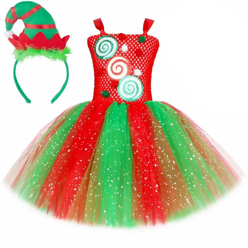 white christmas dresses Toddler Christmas Tree Tutu Dress 3-4 Y
