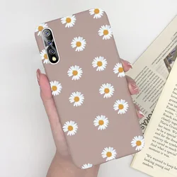 Daisy Heart Soft Silicone Protective Phone Case - TPU Back Cover for Vivo V17 NEO (MT35)