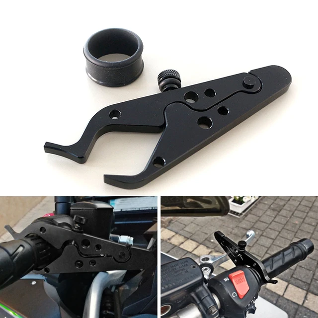 Contrôleur De Vitesse De Moto, Pince D'accélérateur Universelle De Haute  Qualité, Verrouillage En Aluminium, Support Auxiliaire, Poignée De Poignet  Universelle - Poignées Grips - AliExpress