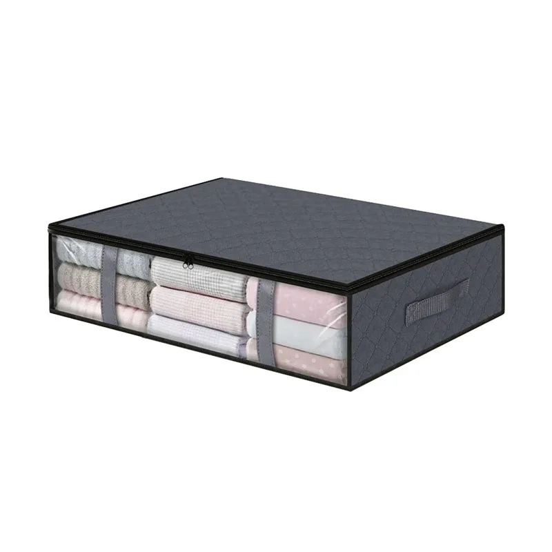 

Clothes Storage Containers - Under Bed Storage Containers with Handles Bedroom Large Capacity Clothes Organizer Travel Storage