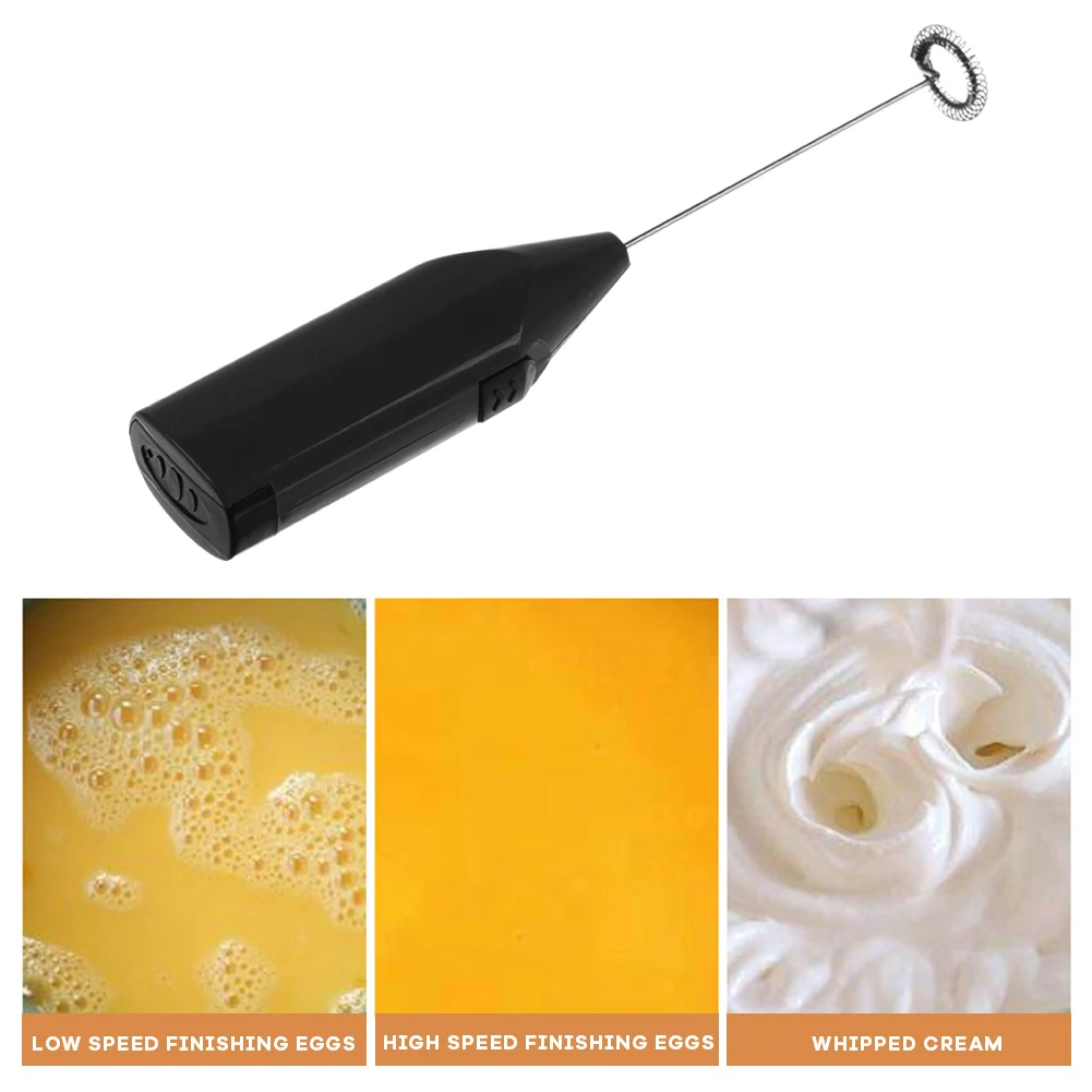 Coffee Beater Handheld Electric Beater Battery Operated Mini Mixer Kitchen Cooking Tools Easy To Clean for Latte for Hot Drink