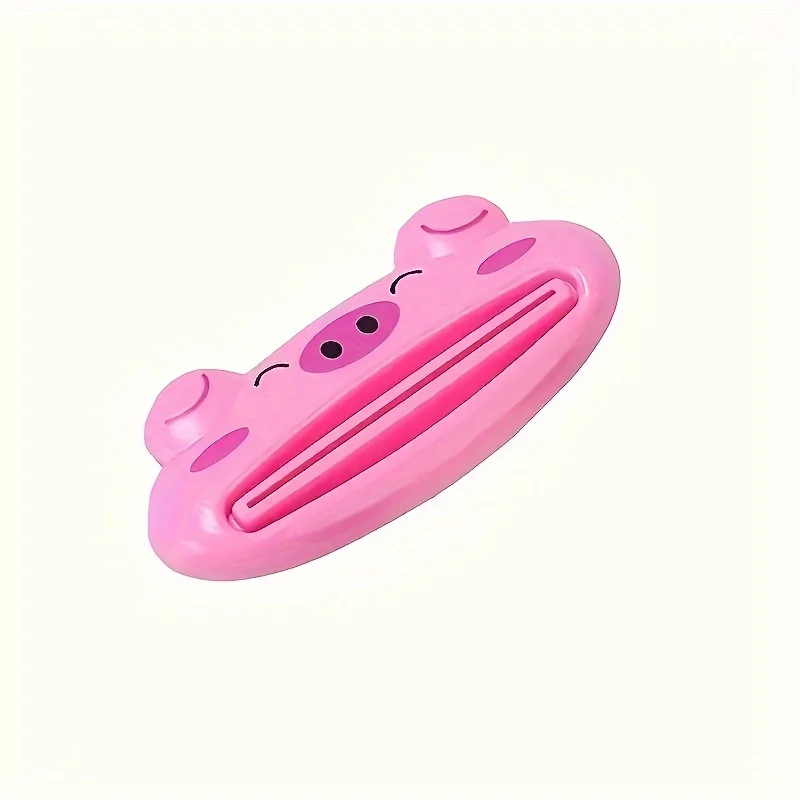 1PC Cartoon Animal Shaped Plastic Toothpaste Squeezer  Fun Design Toothpaste Cleanser Holder bathroom accessories 6