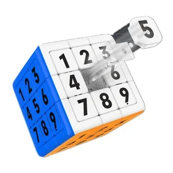 Magnetic Magic Cube Sudoku Logic Puzzle - Fun and Educational Toy (3x3)
