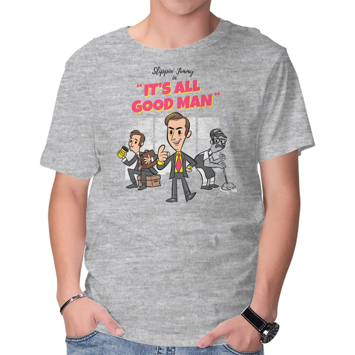 

Футболка унисекс с рисунком аниме It's All Good Man, женская одежда с коротким рукавом, лето