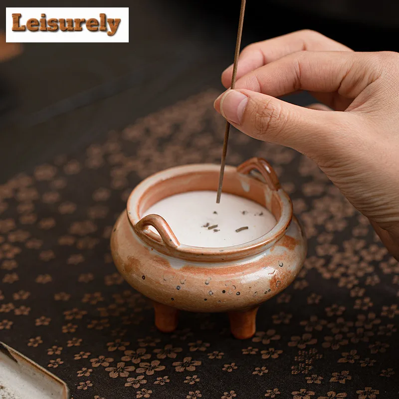 Tripodia Incense Holder Mist Smoking Steamers Incense Burners Aromatherapy Smell Distributor Censer Teaware Supplies Decoration