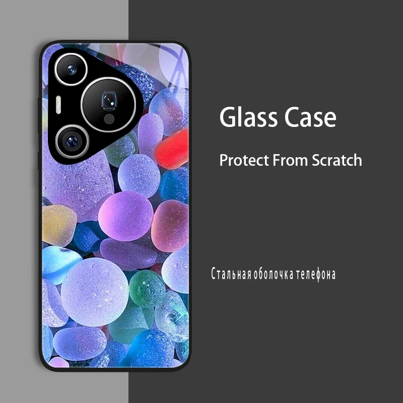 Enhanced Shockproof Tempered Glass Case Cover for Huawei Pura 70 Series